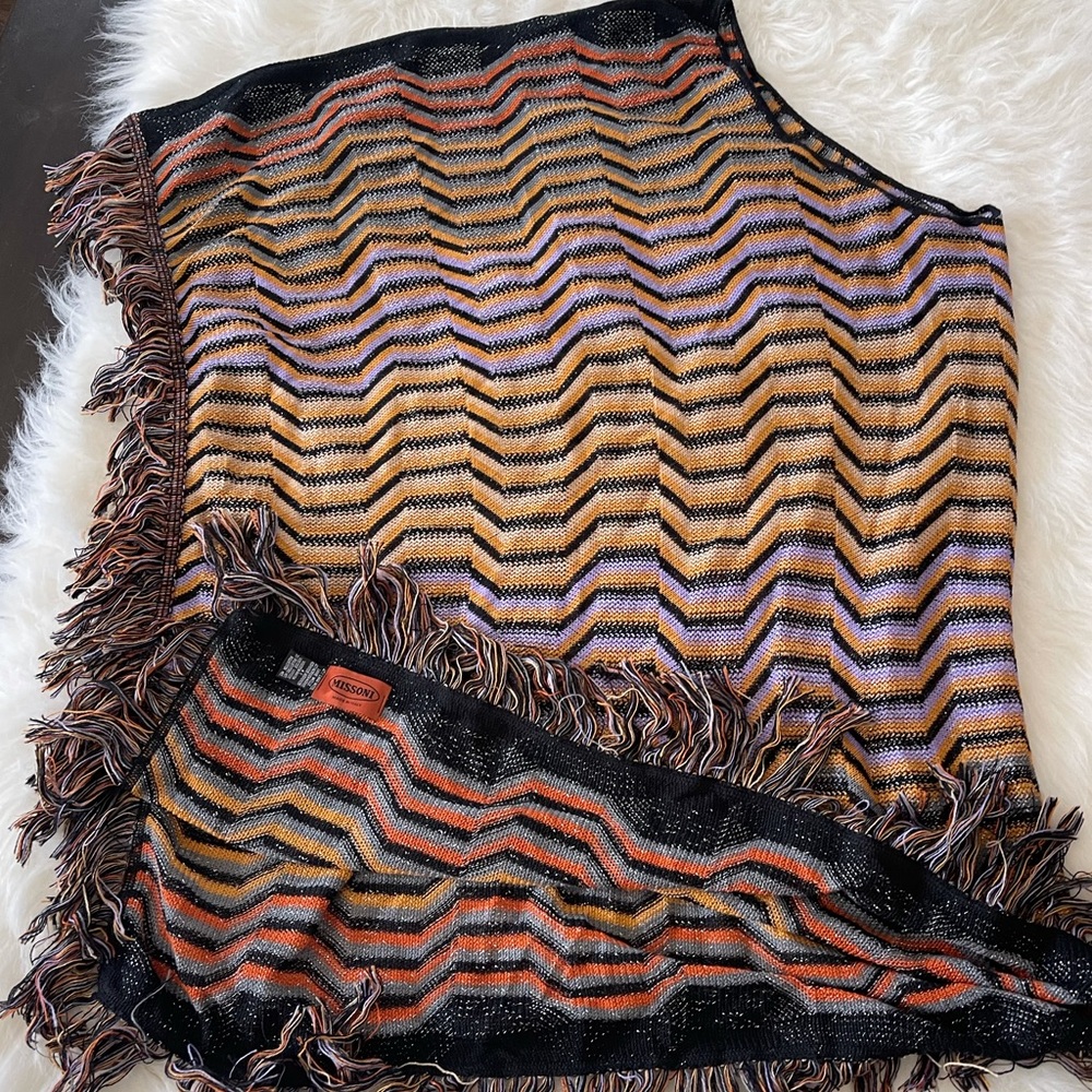 Missoni poncho wrap